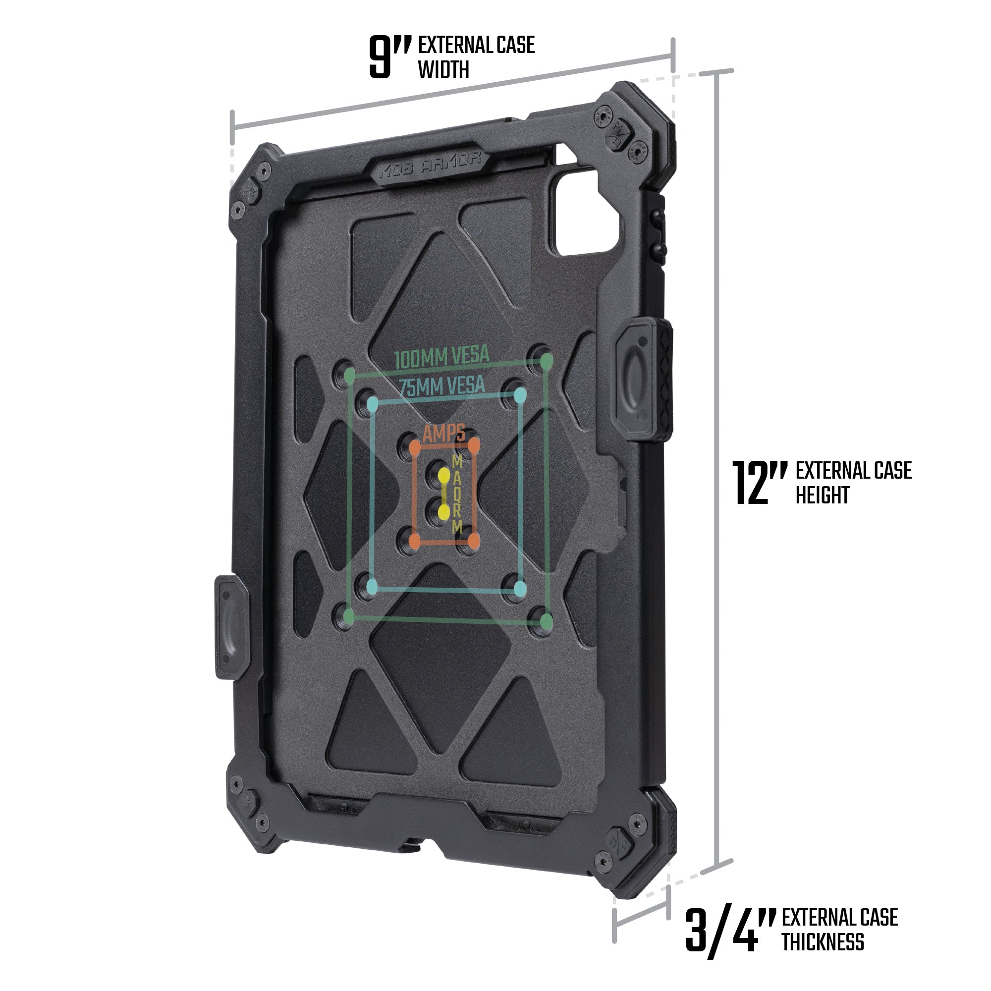 X Series Enclosure 10/11" | Rugged iPad® Case for iPad®, iPad Air® and iPad Pro®